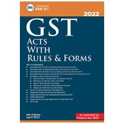 Taxmann's GST Acts with Rules & Forms Bare Act 2022